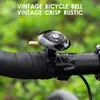 Westbike Vintage Cycling Bell Klassisches Fahrrad -Lenker Ring MTB Straße Clear Bell Horn wasserdichtes Sicherheitsbikezubehör