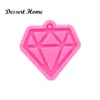 DY0698 Bright DIAMOND Resin Craft for Keychain, Silicone Molds, DIY Epoxy Jewellery Making, Sculpture Molding Casting