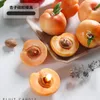 Свеча изготовление плесени 3D абрикосовый фруктовой свеча силиконовая плесень формируется ручная смола глиняные ремесла