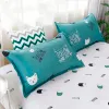 Solstice Home textile cyan mignon chat kitty couette couvercle couvercle coussinet coffre de lit de lit pour adolescents adolescents couvertures de literie Set King Queen jumeau