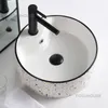 Small Family Bathroom Sinks Square Art Table Basin Ceramic Bathroom Washbasins Simple Nordic Balcony Washing Sinks Kitchen