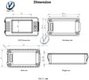 PZEM-015 100A DC Battery Tescer Voltmeter Ammeter Power Power Tccedage Tecdance емкости энергии монитор энергии встроенный шунт встроенный шунт