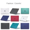 Casos Caso de laptop para Apple MacBook Air Pro 13 14 Casos de textura de fibra de carbono de 16 polegadas Sleeve Soft Fin Protective Notebook Tampa