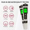 4 in 1 H2/pH/ORP/TEMP METER Digital Water Monitor Tester per piscine, acqua potabile, acquari