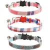 Breakaway Cat Collars with Bell Set of 3 Durable & Safe Cute Kitten Collars Safety Adjustable Kitty Collar for Cat Puppy