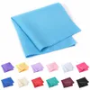 100pcs 12" X12" Polyester Napkin Diner Handkerchief Hanky Wedding Party Supplies Event Anniversary Banquet Decoration