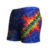 Wolf Print Men Swimwear Swimming Trunks Push Up Bathing Fssue Man Diving Diving Briefs Sports de plage à grande taille Shorts