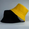 Unisexe reversibel hink hattar man kvinnor bomull fiskare cap flicka pojke daglig semester chapeau bob casquette gorras 240410