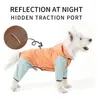 Hundekleidung Regenmantel mit Kapuze wasserdichtem reflektierendem Haustier Atmungsaktives Regenausrüstung für kleine Hunde tragbare Kleidung Bichon
