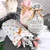 10 -stks nieuwjaar kerstcadeauzakken Santa Candy Bag kerstdecoraties voor thuiszakken Drawstringfeestje Cookie verpakkingen tassen