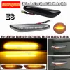 2pcs para BMW X3 E83 X1 E84 X5 X53 E60 E61 E46 E81 E82 E90 E92 E87 E88 LED dinâmico Turn Signal Marker Light Blinker Light Blinker