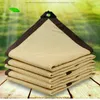 Tewango 95% UV Block Beige HDPE Shade Net med Eyelets 1m Space Outdoor Garden/Car Parking Patio Canopy Netting Custom Made Made