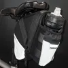 Sac de selle à vélo avec bouteille d'eau Pocket étanche Sacs arrière VETT en vélo de vélo à vélo à vélo