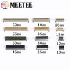 Meetee 30Pcs 10-60mm Metal Strap Tail Clip Buckle Suspenders Belt Stopper Wallet Leather Clasp Zinc Alloy End DIY Accessory