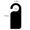 6 PCS PORTE DE PORTE PORTER HOSTER MINI DOUBLE BOOD BOOD BLACKBOARD NOCK MESSAGES NOTES MEMO PORTE DE PORTE PORTE SIGNER, NOIR