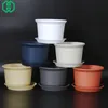 Whism Flower Pots Plastic Green Plant Pot Resin Succulents Nursery Pots Home Decorative Flowerpot Garden Decoration