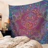 Indian boho paisley texture hippie tapisserie tissu mur suspendu plage décor décor de tapis tapis de yoga tapis de canapé