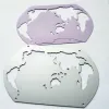 Mapa świata Cutting Dies Stencil for DIY Scrapbooking Photo Album Expossing Paper