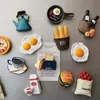 Koelkast magnetische stickers kunstmatige voedingsmiddelen koelkast magneten schattig keuken decor kawaii home decor magnetische stickers voor thuis