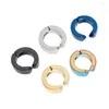 Backs Earrings 1-6PCS Simple Fashion Ring Ear Clip Earring Mens Preferred Material Jewelry And Accessories