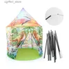 Tentes Tentes Dinosaur Kids Play Toys Tente For Childrens House Tipi Tents Rolding Indoor Garden Playhouse Child Ball Pool L410