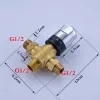 Badrumskran Termostatisk ventil Standard 1/2 Brass Ceramic Replacement Thermostatic Cartridge Valve för mixerkran