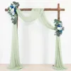 Curtain Wedding Arch Drape 50 570 cm Tulle drappeggio Draping Sheer Ceremony Reception Drapery Drapery Party Swag Decor