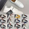 Zegna Top Tasarımcı Elbise Ayakkabı Üçlü S Dikiş Ayakkabı Scarpe Mens Dantel-Up İş Gündelik Sosyal Düğün Kalitesi Kalitesi Deri Hafif Tıknaz Sneakers 403