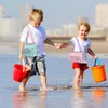 Outdoor Beach Mesh Bag Childen Sand Away Foldable Protable Baby Beach Toys Clothes Bags Kids Toys Storage Sundries Organizers