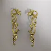 1pc long Mysterious Bird Brass Handle Pure Copper Dather Cabinet Porte de porte DIY Gold Furniture Tirls