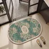 Tapis vikama armoire de salle de bain américaine Crystal Velvet Porte absorbante Tapis de toilette séche