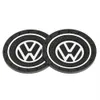 1/2pcs Silicone Car Coaster Water Cup Slot Pad non glipiste pour Volkswagen VW Golf 7 Touran Tiguan Bora Mk7 Beetle Polo Mk4 Passat