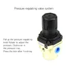 1 PCS AR Series Pressure Relief Regulator Valve AR3000-02 1/4" Air Source Treatment Unit AR3000-03 3/8" Pressure Air Regulator