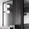 Lampa ścienna nowoczesne szklane kinkiety LED do salonu sypialnia sypialnia nocna korytarz wejściowy do korytarza wystrój domu