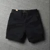 Pantalon pour hommes shorts de loisirs d'été coton salopets tendance plus que couleur plage gros troncs quatre points au genou exposé