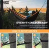 Hammocks Portable parachute pendant 260x140cm 24 color 2-person camping survival outdoor indoor pendant for backyard patio hikingQ