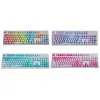 Klawiatury 104PCS PBT Podświetlenie Dopasowywanie kolorów Keycaps Wymiana klawiatury mechanicznej dla klawiatury Cherry/Kailh/Gateron/Outemu