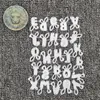 Pâques Alphabet Metal Cutting Couper Die Scrapbook Manuel de coupe de coupe Couvre d'album Matière de carte Diy Rabbit à la main