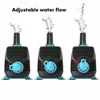 Yyaqua Mini Submersible Water Pumpar för Aquarium Fish Tank Hydroponics System Garden Pond Justerbar flödesvatten Fontänpump