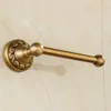 Toilet Paper Holders Toilet Paper Holder Wall Mounted Vintage Classic Bathroom Antique Brass Roll Tissue Box Bathroom Accessories YT-13992 240410