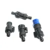 1pc Plastic Garden Quick Connector With Valve Watering Hose Extend Adapter Prolong Hose Fittings Switch