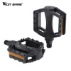 WEST BIKING Bike Pedals For Children Ultralight Kids Cycling Pedals With Reflector MTB/BMX Outdoor Sport Plastic Pedal 9/16 1/2