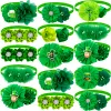 50pcs ST Patrick's Pet Supplies For Dogs Bandana Pet Hiar bows Small Dog Bow Tie Neckties Dogs Hair Accessores Dog Grooming