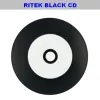 DISKS RITEK Black CDR Blanco Disks Registreerbaar 700 MB 80min 52x 50 Disc afdrukbaar