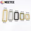 Meetee 5/10/20 stcs Metalen Webbing Assucles Square Bag Backpack Riem Buckle Dog Collar Clasps Diy Hardware Accessoires