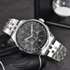 Designer Watch Mens Watch Luxury Quartz PolsWatch Navitimer Chronograph Sapphire Glass Fashion Montre de Luxe roestvrijstalen staalband Relojes Breitling B01