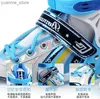 Inline Roller Skates Roller Skates Shoes Patins With 4 Wheels 2 Row Line for Kids Children Sliding Adjustable Balanced Quad Skating Sneakers Y240410