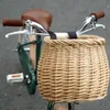 Cesti per biciclette Rattan vintage per bambini Baschi per biciclette per vasche per auto cestino per biciclette per bambini Accessori per bici per bambini
