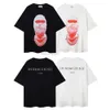 Brand Designer Men's T-shirts ih nom uh nit lettre masquée imprimé décontracté à manches courtes hommes femmes 100% coton