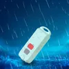 2024 130DB Zelfverdediging Alarm Keychain Mini USB Oplaadbare noodzaklamp Persoonlijke alarm sleutelhanger met LED -licht voor vrouwen